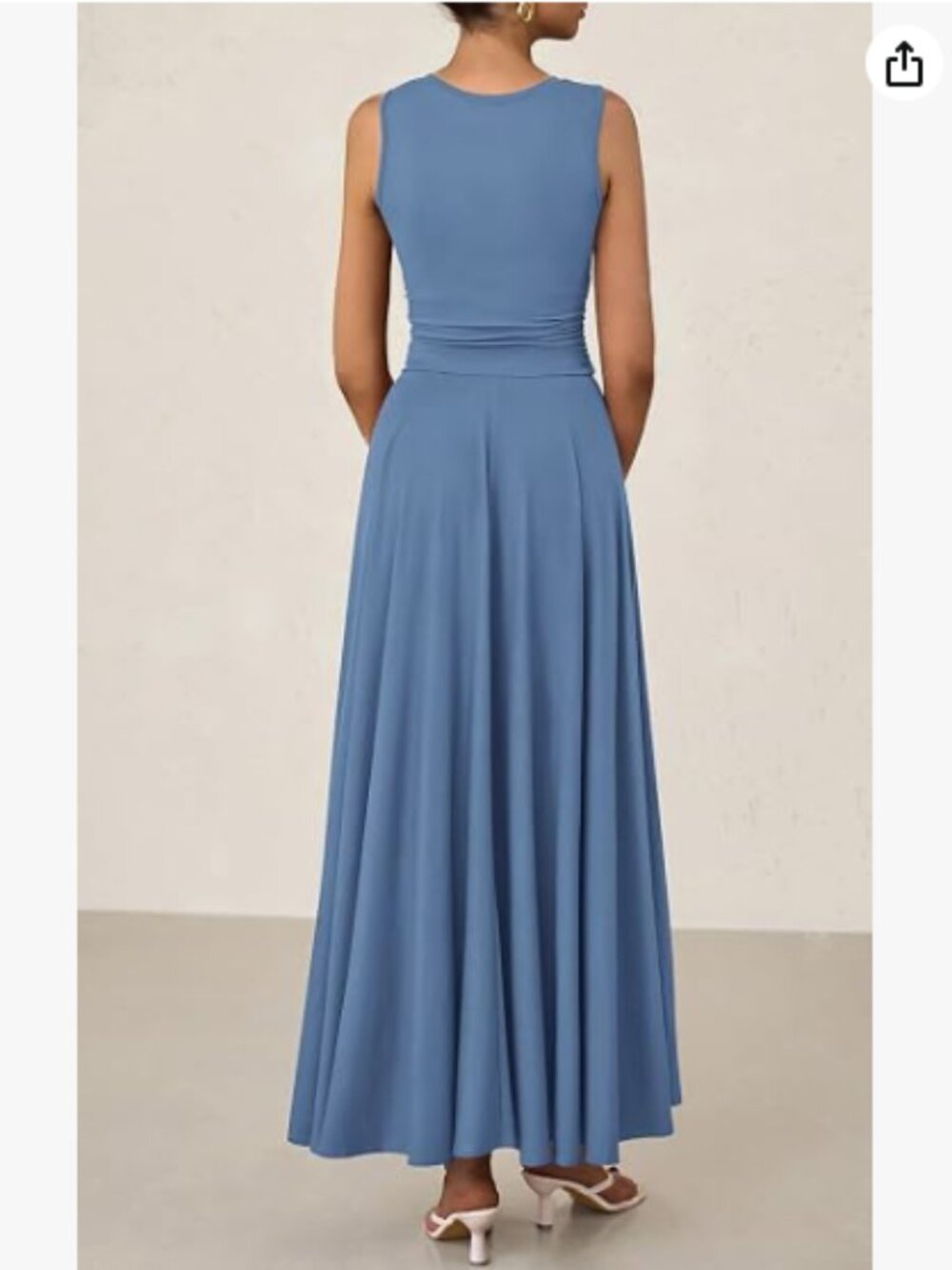 PrettyGarden Summer Maxi Dress - Sleeveless A Line Flowy Long Casual - Picture 6 of 8
